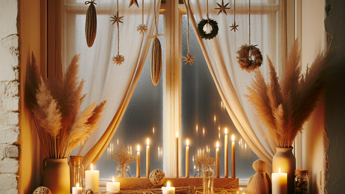 Plakat zur Aktion Adventsfenster in Hochfeld-Neudorf: Einladung, vom 1.–24. Dezember abends um 18 Uhr gestaltete Fenster mit Licht, Deko, Musik oder Geschichten zu öffnen. Anmeldung per E-Mail oder Telefon.