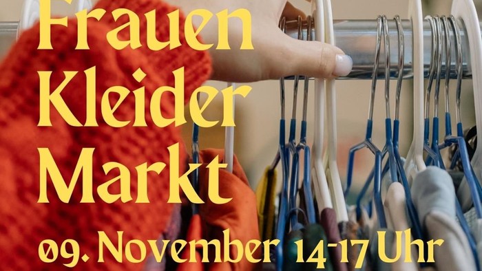 Frauen Kleider Markt am 9. November im Martinszentrum mit Standgebühren und Erlös für Frauenprojekte