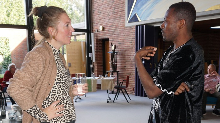 Samtale mellem 2 frivillige i Jakobskirken