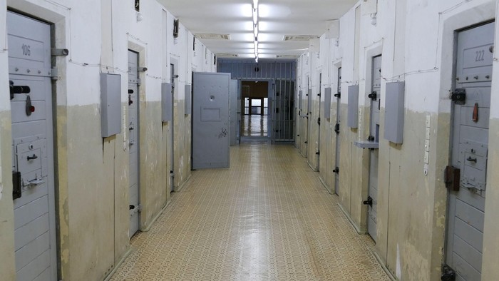 Gang im Gefängnis der Gedenkstätte Hohenschönhausen