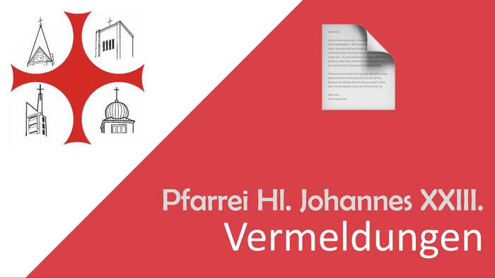 Das Bild zeigt Symbole verschiedener Religionen und ein Dokument mit Text