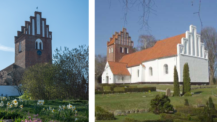 Vejby kirke og Tibirke kirke