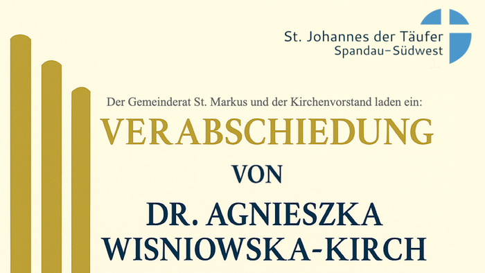 Verabschiedung von Dr. Agnieszka Wisniowska-Kirch nach 40 Jahren im Dienst der Gemeinde am 23. November 2025