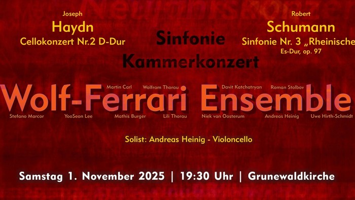 Poster mit Konzertankündigung