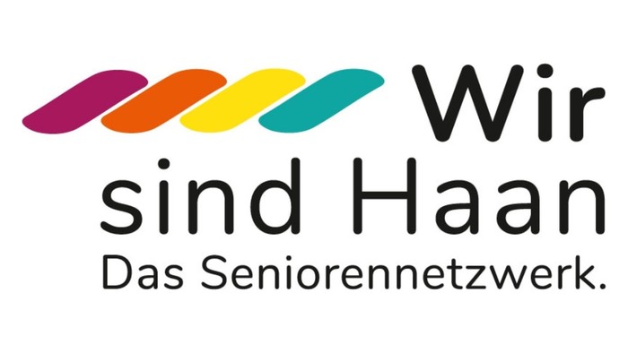 Bunter Logo mit Text 