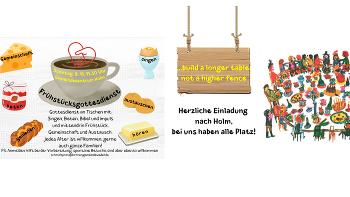 Das Bild zeigt eine Kaffeetasse, Gebäckstücke und ein Schild, das zu längeren Tischnutzungszeiten für höhere Trinkgelder ermutigt.