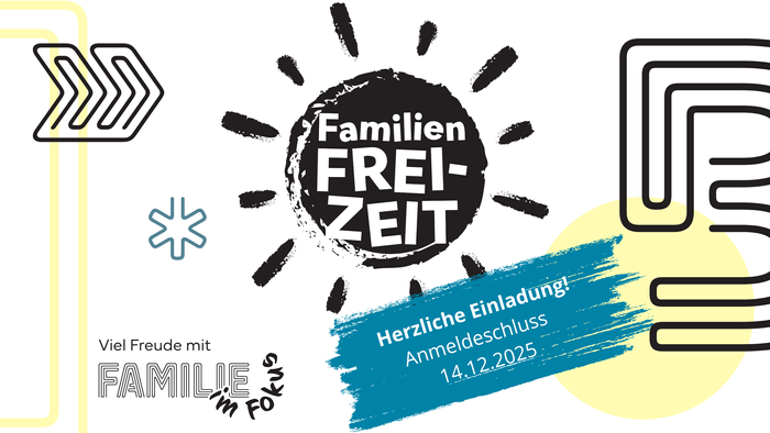 Familienveranstaltung „Frei4Bit“ mit Aktivitäten und Attraktionen, geplant für den **18.12.2023**.