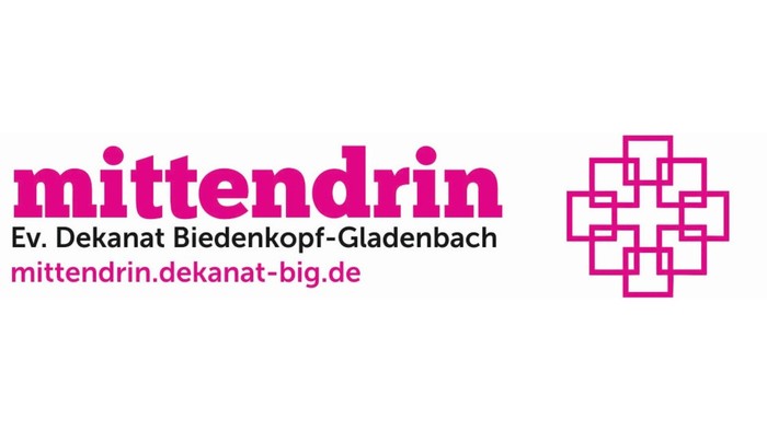Das Bild zeigt das Logo der Evangelischen Dekanat Biedenkopf-Gladenbach mit dem Namen