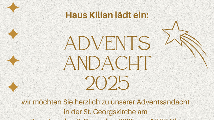 Einladung Adventsandacht