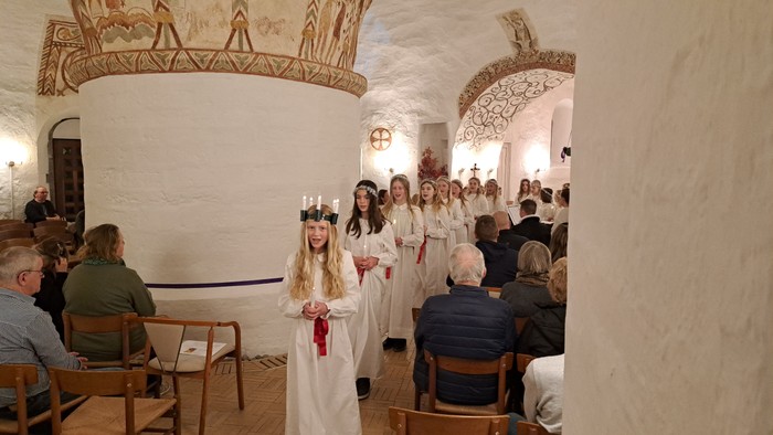 Lucia optog i Ny Kirke