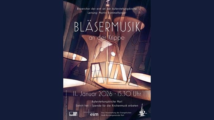 Das Bild zeigt eine Einladung zum Konzert am 11.1.2026