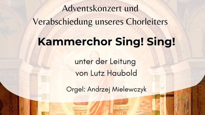 Plakat mit Informationen zur Veranstaltung 