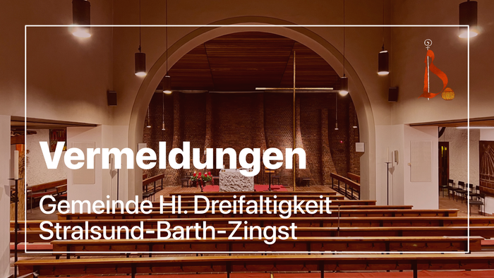 Vermeldungen zur Dreifaltigkeit in Stralsund-Barth-Zingst