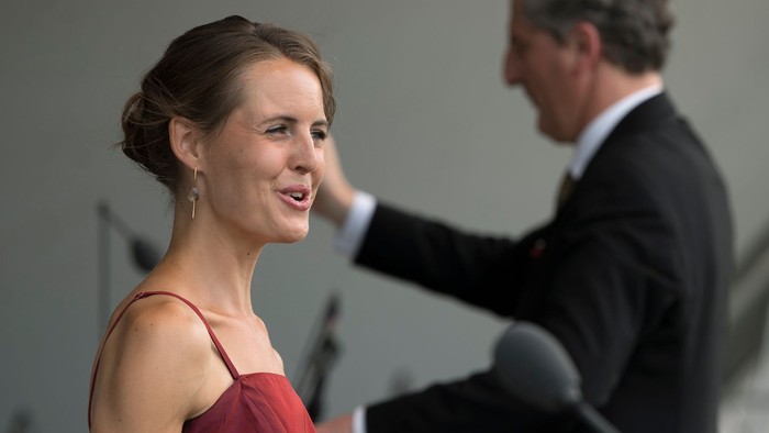 Solist Lise Robenhagen Hjørne akkompagneret af Enrico Salvatucci