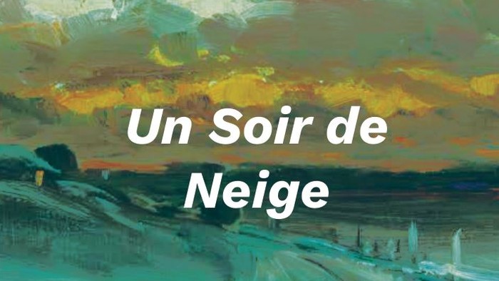 Plakat für ein Konzert eines Vokalensembles am 6. Dezember