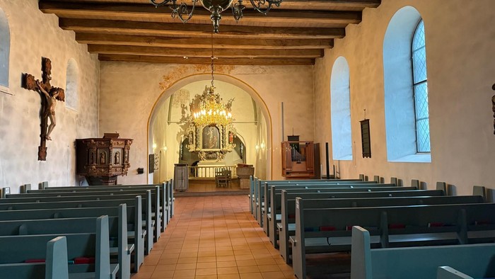 Borbyer Kirche Innenansicht