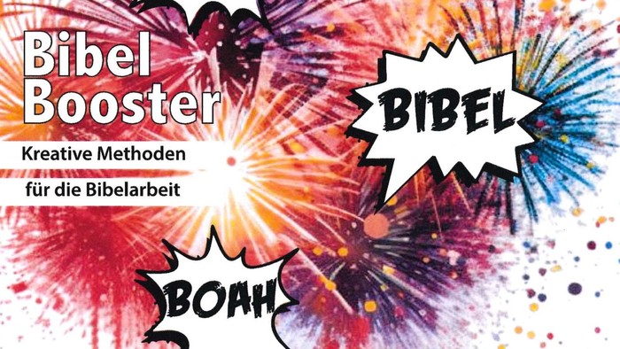 Buntes Comic-Stil-Buchcover mit Feuerwerk und dem Text **