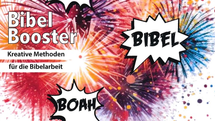 Buntes Comic-Stil-Buchcover mit Feuerwerk und dem Text **