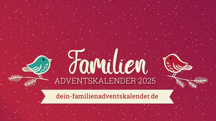 Familien-Adventskalender 2025 mit Vögeln