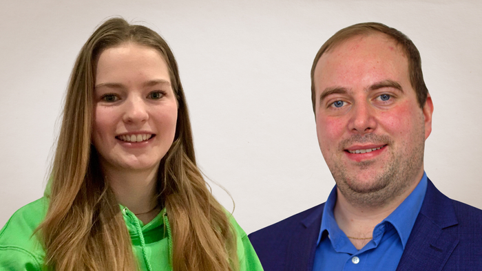 Porträtfotos von Kiana Plante und Lucas Liebske