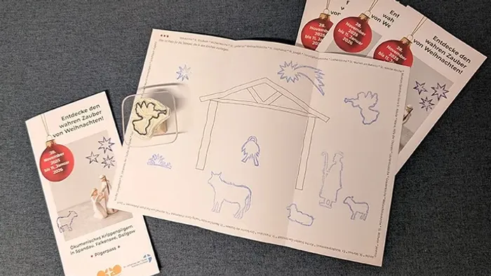 Weihnachtskrippe-Bastelvorlagen und Anleitungen