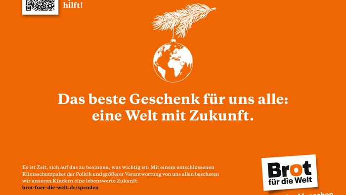 Plakat zur Förderung von Umweltbewusstsein und Nachhaltigkeit.