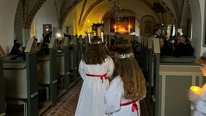 Luciagudstjeneste i Esbønderup Kirke
