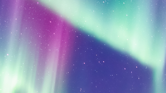 Nordlichter über schneebedeckter Landschaft, Datum 16. Januar 2026