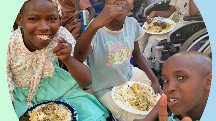 Plakat für eine Benefizveranstaltung zur Unterstützung einer Schule in Burundi
