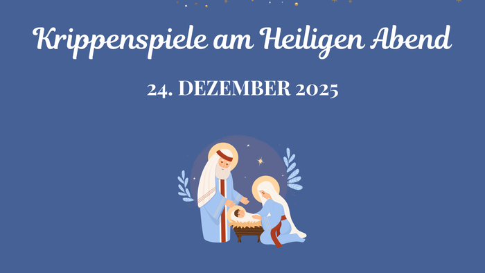 „Weihnachtskrippenspiele-Plan für den 24. Dezember 2025 an verschiedenen Orten im Amöneburger Land.“