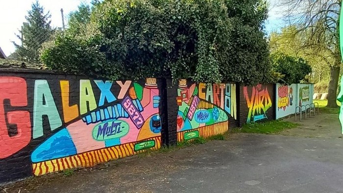 Jugendzentrum im Hinterhof in Wersten, Hall of Fame