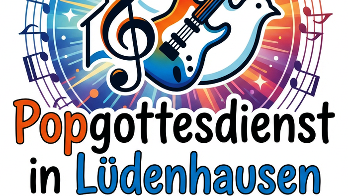 Das Logo der neuen Reihe Pop-Gottesdienst in Lüdenhausen