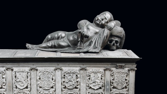 Foto eines Sarkophages aus der Hohenzollerngruft