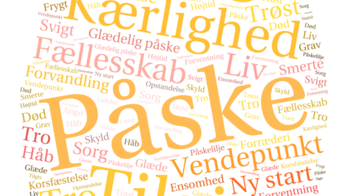 Billedet viser et ordskud med danske navn og udtryk.