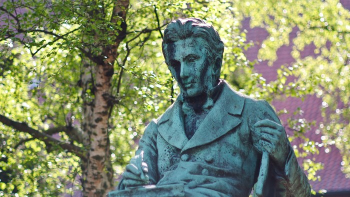Statue af Søren Kierkegaard