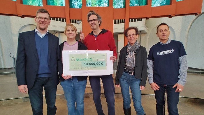 Dr. Oliver Unglaube, Anja Siebert-Bright, Felix von Ploetz, Sabine Spiegelberg und Thomas de Vachroi in der Genezarethkirche