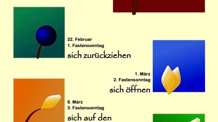 Plakat Vespern in der Fastenzeit St. Martini