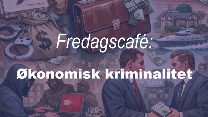 Illustreret diskussion om økonomisk kriminalitet under en 