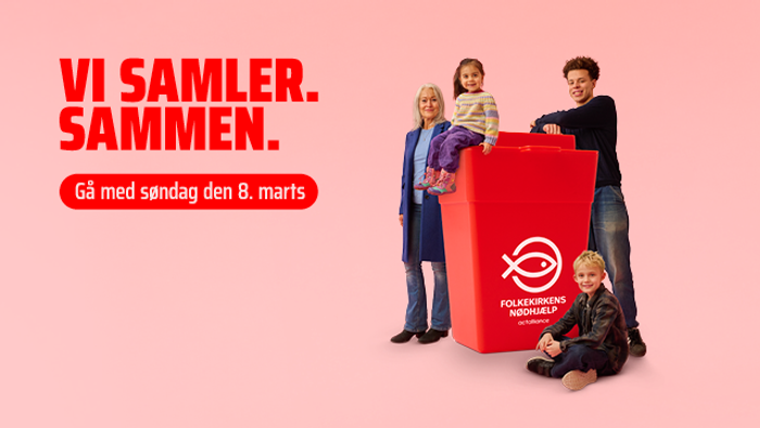 Banner til Sogneindsamling 2026