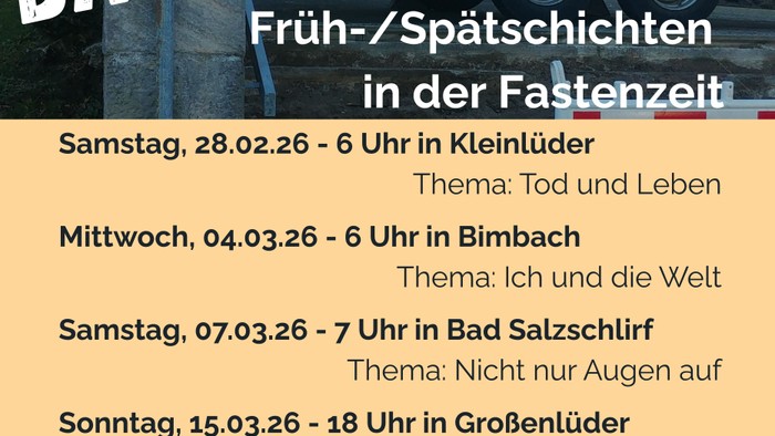 Plakat Baustellen 2026