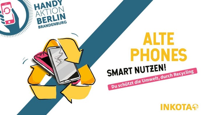 Logo für Handy-Aktion Berlin-Brandenburg - alte phones smart nutzen