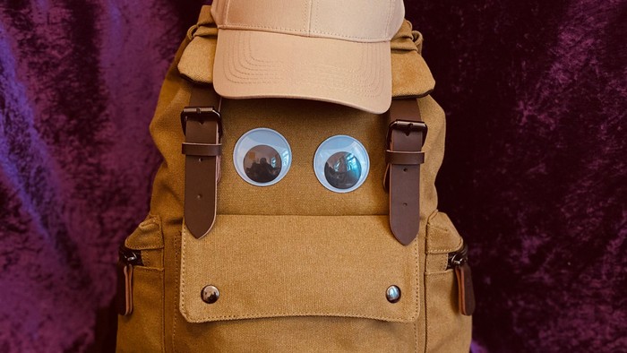 Bild von Rucky Rucksack, dem Begleiter (Maskottchen) für die Familienmessen in der Kibar St. Antonius Klosterhardt