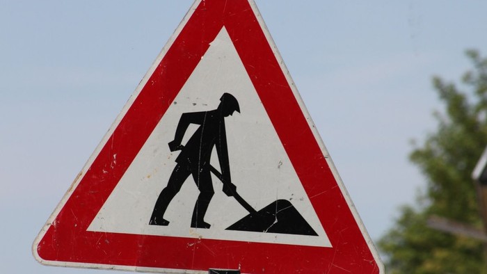 Foto eines Straßenschildes 