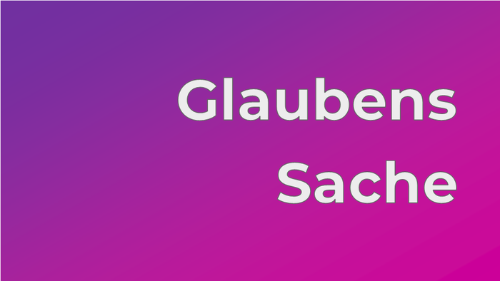 Logo Glaubenssache