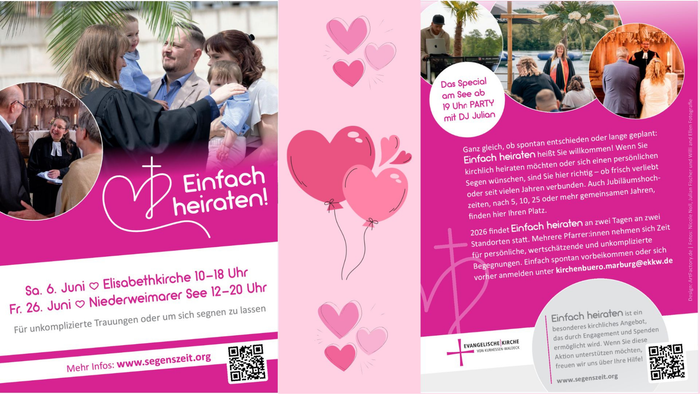 Werbung für Einfach Heiraten