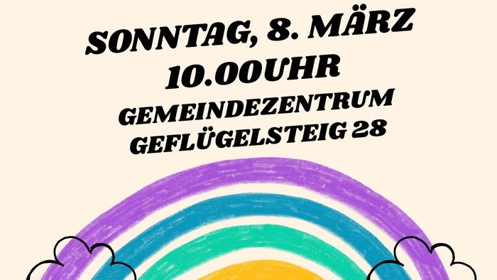 Plakat vom Mini-Gottesdienst