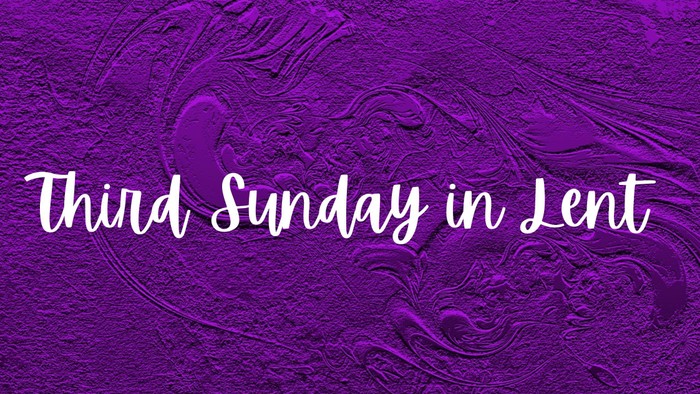 Purple background with text 