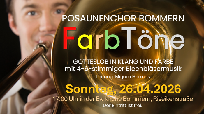 Das Bild zeigt einen Mann mit einem Blasinstrument.