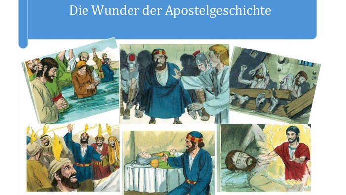 Einladung zu den Kindertagen der Bibel mit dem Titel „Die Wunder der Apostelgeschichte“ in Bad Tatzmannsdorf.