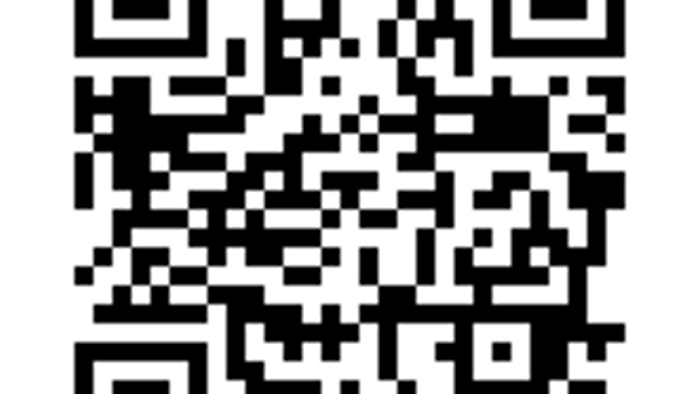 Das Bild zeigt einen QR-Code zur digitalen Beitrittsformular für den Förderverein.